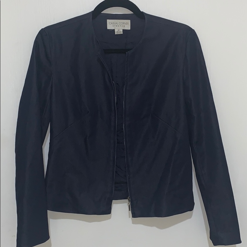 Zip Up Blazer